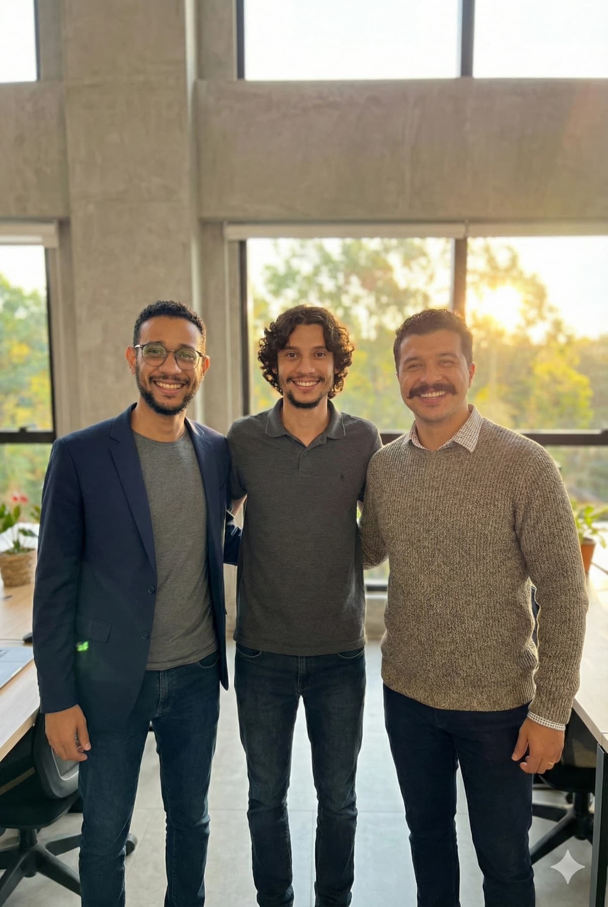 Moisés, Lucas e Luis - Fundadores do meucliente.io