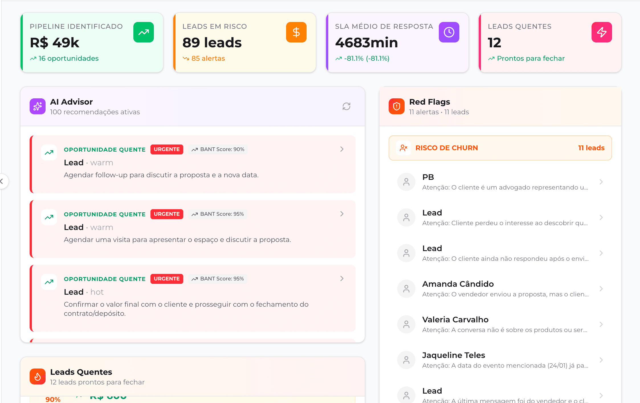 MISA - Inteligência Artificial interpretando intenção de compra em tempo real